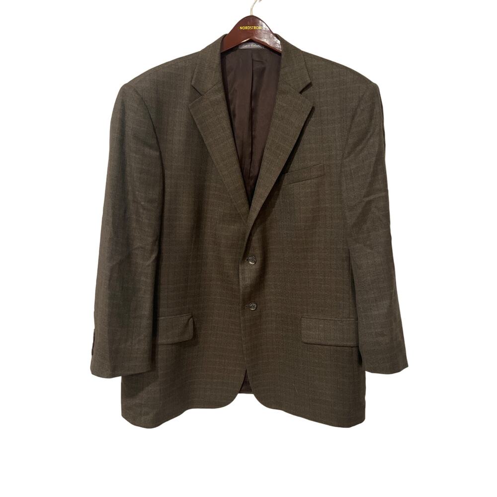 Oscar de la Renta,‎ Brown Sport Coat, 48R, 1025